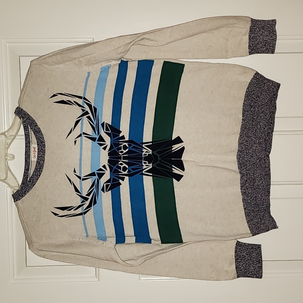 Sweater. Kids L (12/14). Deer graphic.